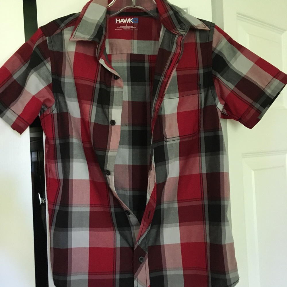 Tony Hawk short sleeve button down, Small/10